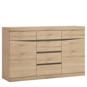 Mayfair Living 2 Door 3+3 Drawer Sideboard in Oak