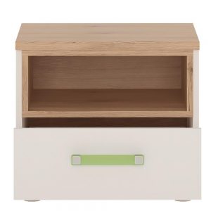 4KIDS 1 drawer bedside cabinet with lemon handles
