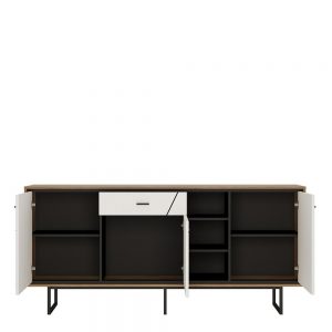 Messina 3 Door 1 Drawer Wide Sideboard