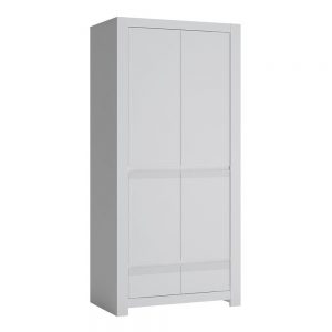 Novi 2 Door Wardrobe in Alpine White