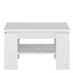 Danish Small Coffee Table in White