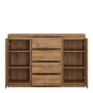 Fribo 2 door 4 drawer sideboard in Oak