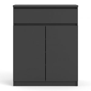 Nola Sideboard 1 Drawer 2 Doors in Black Matt