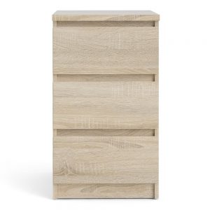 *Naia Bedside 3 Drawers in Oak structure