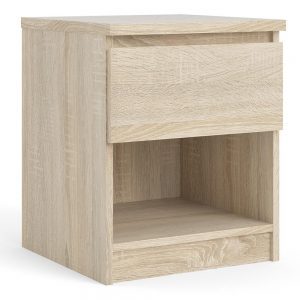 *Naia Bedside 1 Drawer 1 Shelf in Oak structure