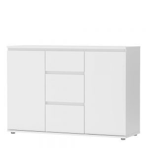 Nova Sideboard – 3 Drawers 2 Doors in White