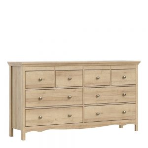 Viking Chest of 8 Drawers (4+2+2) in Riviera Oak
