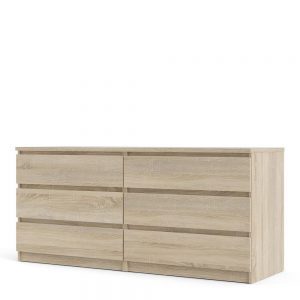 Naia Wide Chest of 6 Drawers