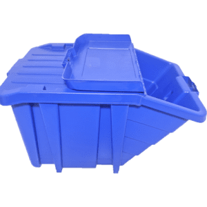 45 Litre Stackable Multipurpose Hinge Lid Container