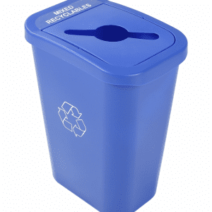BILLI BOX – Triple Station – 37 Litre – Mixed Recyclables-Organics-Waste – Blue-Green-Black