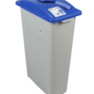 WASTE WATCHER – Single – 87 litre – Mixed Recyclables – Grey/Blue
