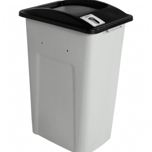 WASTE WATCHER XL – Single – 121 litre – Waste – Grey/Black – Open Top Lid